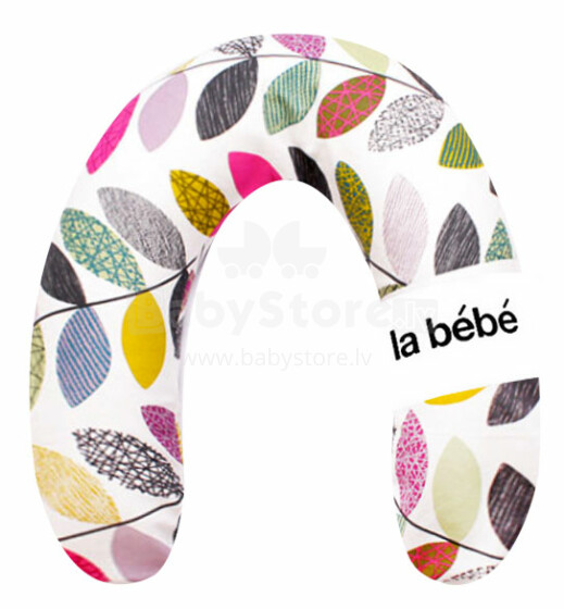 La Bebe™ Rich Maternity Pillow Art.84648 Summer floral Подковка для сна, кормления малыша 30x104 cm