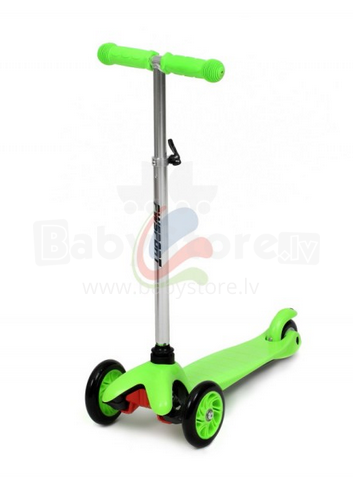 PW Toys Art.560 Mic Scooter Twist Green Детский трехколесный балансировочный скутер-самокат 