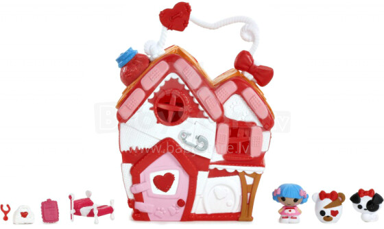 MGA Lalaloopsy Tines House Art. 529521 Māja, mikro lellītes un mīlulis