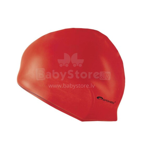 Spokey Summer Art. 83962 Силиконовая шапочка для плавания высокого качества красная