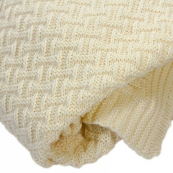 Wallaboo Eden Vanilla Art.WBE.0214.4712 Детское одеяло из мериносовой шерсти, 70x90 cм