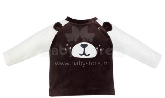 Cango Art.29866 Bear Baby veliūriniai marškinėliai