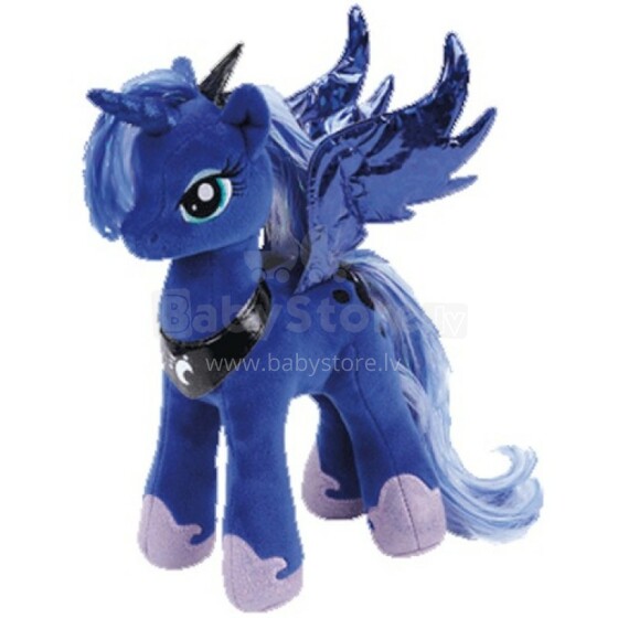 TY My Little Pony Art.TY41183 Princess Luna Augstvērtīga mīksta plīša rotaļlieta