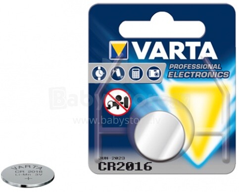 „Vart CR2016“ - „Litiyum Electronics“ baterija 3 V (1 vnt.)