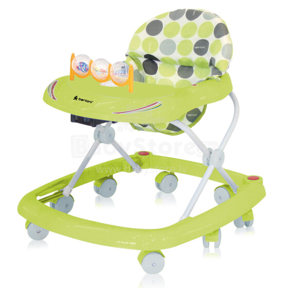 „Lorelli Baby Walker Green BW-3“ prekės ženklas 102002005 - pirmas žingsnis kūdikiui