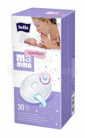 Bella Mamma Comfort Art.91902 Krūtų pagalvėlės motinoms 30vnt.