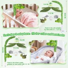 Kidsworld Baby Mobile Babybett Art.101083 Musical carousel with soft toys