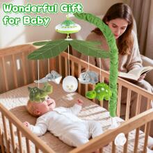 Kidsworld Baby Mobile Babybett Art.101083 Musical carousel with soft toys