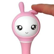 Alilo Smart Hare R1 Pink LV – Interactive Musical Developmental Toy for Children from 0+ with Latvian Voice