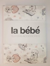 La Bebe™ Cotton Nappy Dogs Art.101500 Хлопковая пеленочка для малышей 75x75 см
