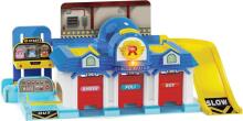 Silverlit  Robocar Poli Playset Art.102042 Playset Le Quartier General - Transformable Vehicle - Poli, Heli, Amber, Roy