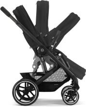 Cybex Balios S Lux pastaigu rati Moon Black