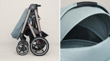 Cybex Balios S Lux pastaigu rati Moon Black