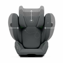 Cybex Solution G i-Fix car seat 100-150cm, Monument Grey (15-50kg)