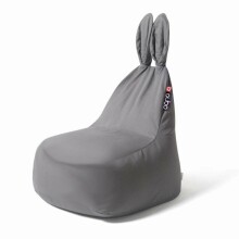 Qubo Baby Rabbit Grey Soft Art.103283 Beanbag, Kott tool
