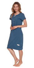 Doctornap  Cotton Night Dress Art.4348  Kokvilnas naktskrekliņš grūtniecēm/barošanai