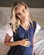 Doctornap Organic Cotton Art.9903 Kokvilnas naktskrekliņš grūtniecēm/barošanai