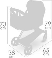 DeCuevas Toys Verona Art.81778 Коляска для куклы 3в1