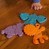 Fat Brain Toys Animals Crackers Art.FA145-1 Attīstošā rotaļlieta 6m+ 3gab.