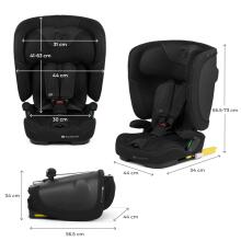 KinderKraft Fix2Go  i-Size Car Seat 76-150 cm Art.104696 Black детское автокресло 9-36 кг