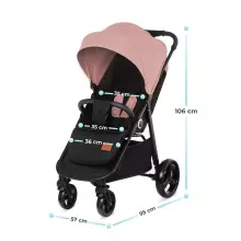 KinderKraft'20 Grande  Art.KKWGRANGRY00N Grey   Прогулочная  коляска