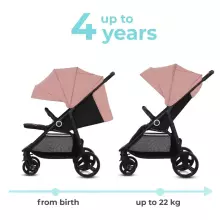 KinderKraft'20 Grande  Art.KKWGRANGRY00N Grey   Прогулочная  коляска