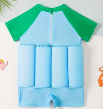 Quick-Zip Dinosaur Life Jacket - Slim-Fit PFD  Art.104870 Pludiņu peldtērps ar UV aizsardzību