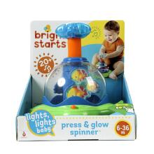Bright Starts Glow Spinner Art.10042 Музыкальная юла Волшебные рыбки