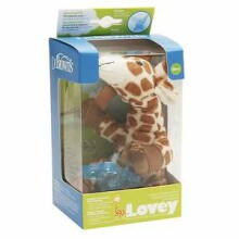 Dr.Browns Giraffe Lovey Art.AC155-P6  Mягкая игрушка с держателем для соски