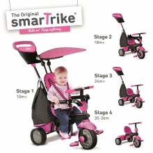 Smart Trike Glow Touch 4in1 Pink Art.6402200 Kolmerattaline jalgratas