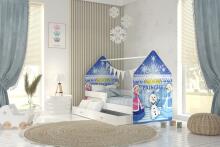AJK Daisy Art.108422 Стильная молодёжная кровать с матрасом 160x80 см