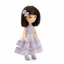 Orange Toys Sweet Sisters Lilu in a Purple Dress Art.SS04 -04 Mīkstā rotaļlieta Lelle Lilu violetā kleitā (32cm)