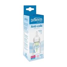 Dr. Brown’s Natural Flow® Options+™ PP Narrow  Art.056-GBX bērnu pudelīte priekšlaicīgi dzimušiem un jaundzimušajiem mazuļiem ar Preemie knupīti,60 ml