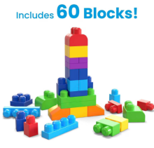 Mega Bloks Building Bag  Art.835077 Konstruktors maziem, 60det.