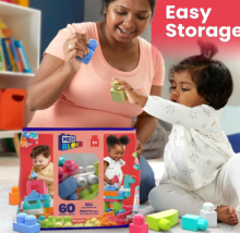 Mega Bloks Building Bag 60pc  Art.835078 Конструктор, 60 дет.