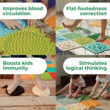 Orto Nature Orthopedic Mat Sets Crocodile Here Art.OTN-S-CRH Bērnu paklājs no 8 daļām