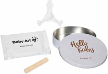 Baby Art Magic Box Shiny Vibes Art.3601094100 dovanų rinkinys, skirtas kūdikių kabutėms / rankų atspaudams kurti
