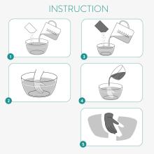 Navaris 3D Cast Set Plaster Feet Hands Art.112183 Набор для создания отпечатка ручки  малыша  3D