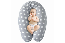 La Bebe™ Rich Maternity Pillow Art.113005 Bunnies pakaviņš mazuļa barošanai / gulēšanai / pakaviņš grūtniecēm 30x104cm