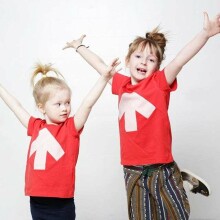 „Reet Aus“ marškinėliai vaikams „Art“, 111380, balti vaikiški marškinėliai vaikams