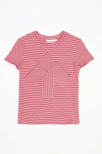 Reet Aus Up-shirt Kids Art.113283 Red Striped  Laste T-särk