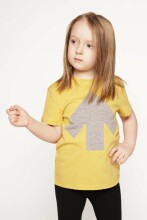 „Reet Aus“ marškinėliai vaikams „Art.113285“ geltoni balti vaikiški marškinėliai vaikams