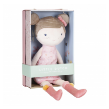 Little Dutch Doll Rosa Flowers Art.4558 Mīksta rotaļlieta lelle,50 сm