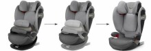 Cybex Pallas S-Fix Art.520000557 Soho Grey   Bērnu autokrēsliņš (9-36 kg)