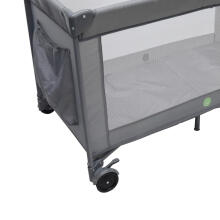 Multifunkcionālā ceļojumu gulta ar matraci Art. 608159, līdz 15 kg, Dark GREY