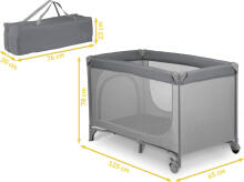 Multifunkcionālā ceļojumu gulta ar matraci Art. 608159, līdz 15 kg, Dark GREY