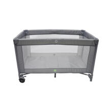 Multifunkcionālā ceļojumu gulta ar matraci Art. 608159, līdz 15 kg, Dark GREY