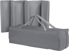 Multifunkcionālā ceļojumu gulta ar matraci Art. 608159, līdz 15 kg, Dark GREY