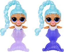 L.O.L. Surprise! Mermaids Makeover Magic Baby Sisters – krāsu mainošas nāriņu figūriņas (1. sērija)