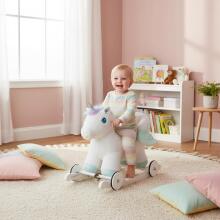 Milly Mally Rocking Bear Chair Art.116189 Mīksts šūpuļzirdziņš ar muguriņas atbalstu (Šupuļzirgs)
